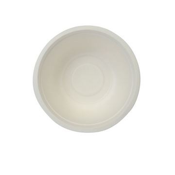 Piatto fondo bianco in materiale ecologico